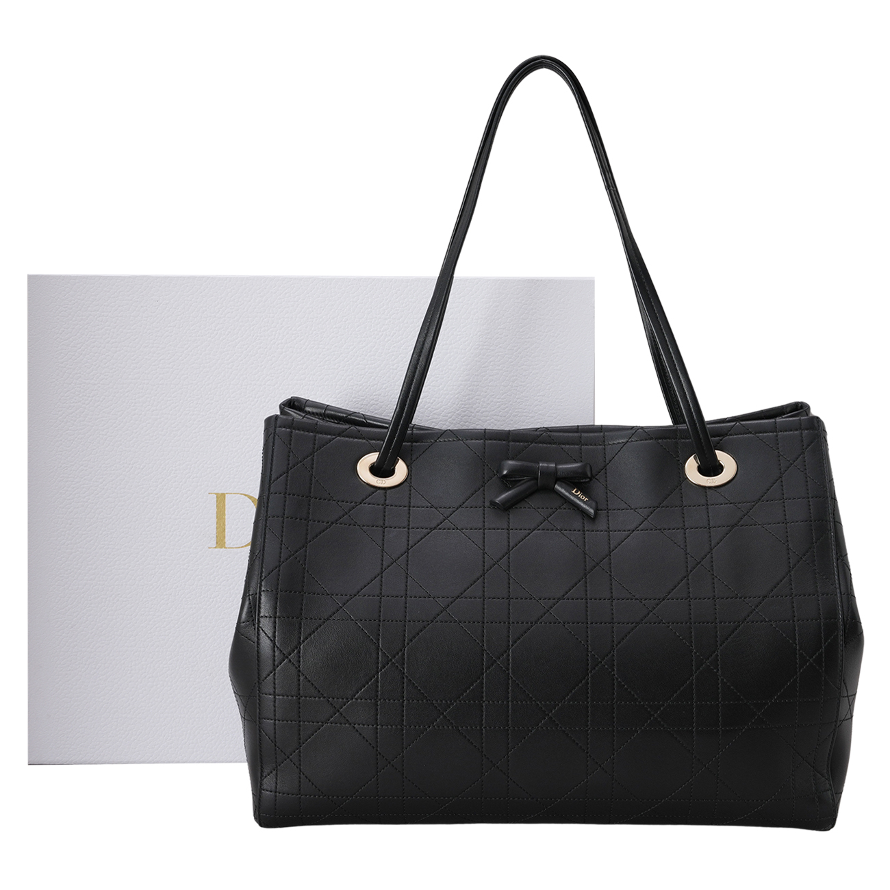 CHRISTIAN DIOR(USED)디올 M1409 까나쥬 프롬나드 쇼퍼백